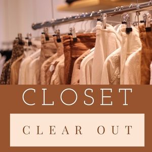 Closet Clear Out - Make Me An Offer!